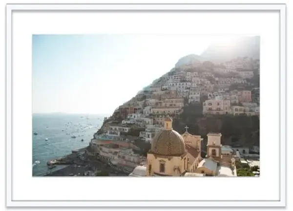 Natalie Obradovich - Positano View Photograph - Beige