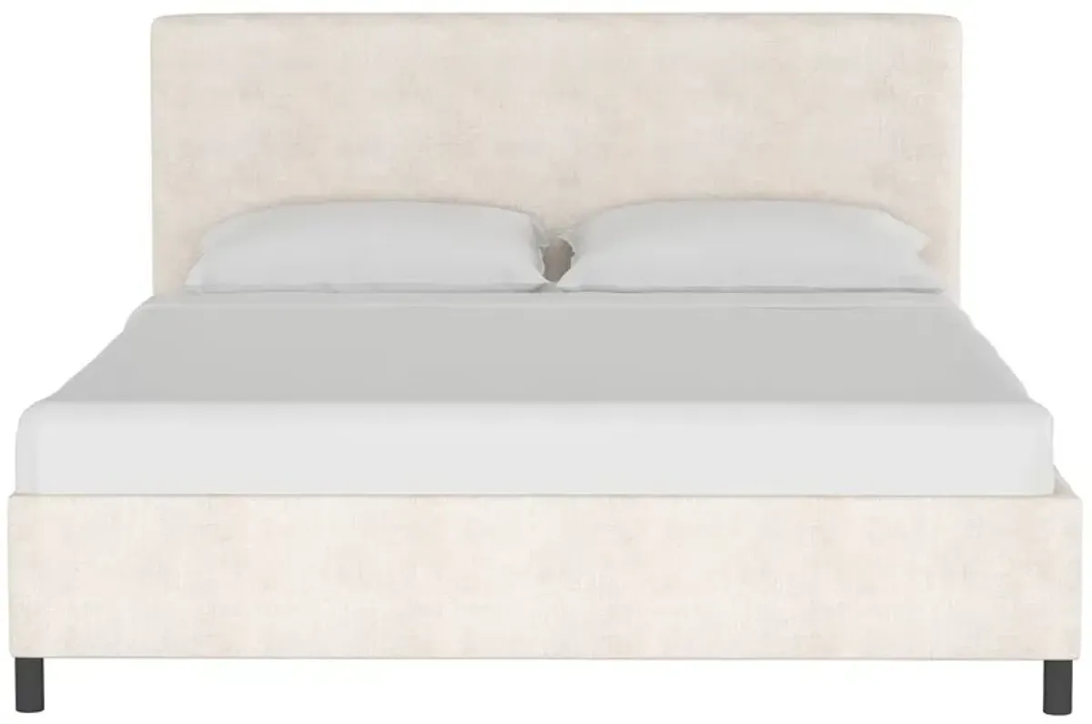 Novak Linen Platform Bed