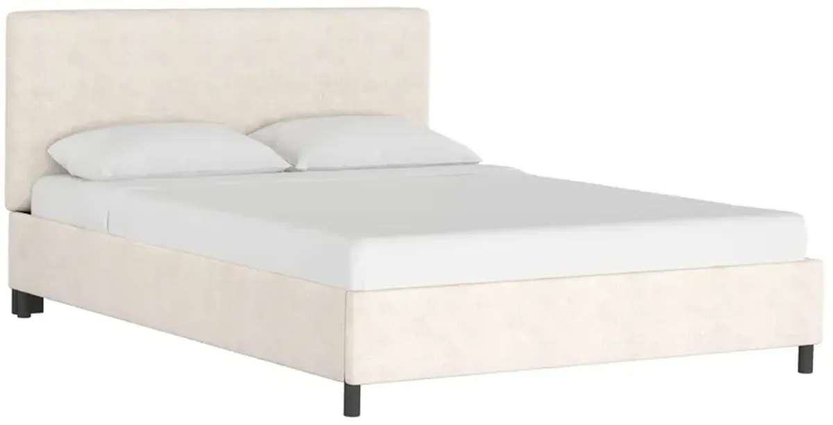 Novak Linen Platform Bed