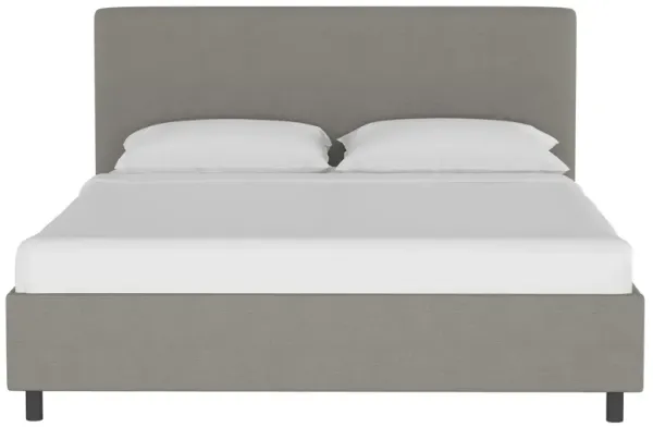 Novak Linen Platform Bed
