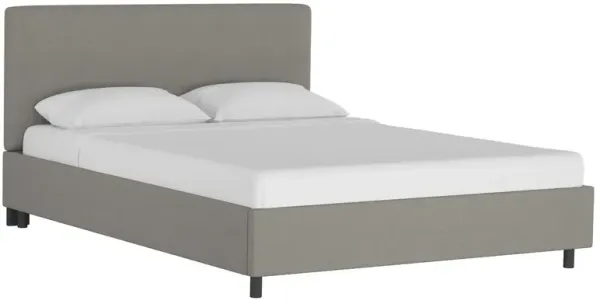 Novak Linen Platform Bed