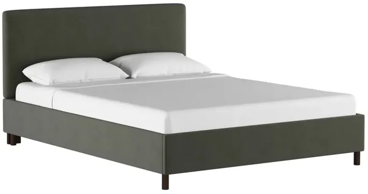 Novak Linen Platform Bed