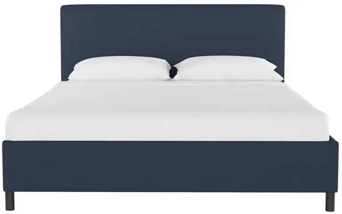 Novak Linen Platform Bed