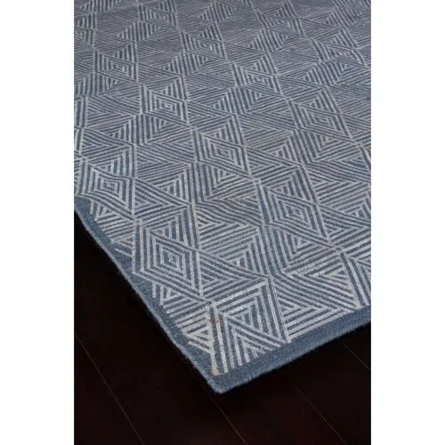 Romario Rug - Denim - Exquisite Rugs - Blue - Blue