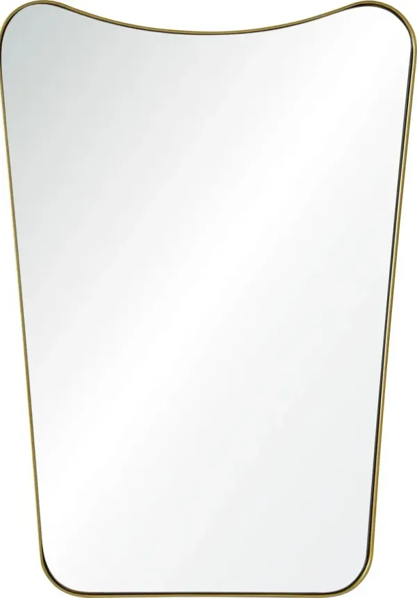 Tufa Wall Mirror, Gold