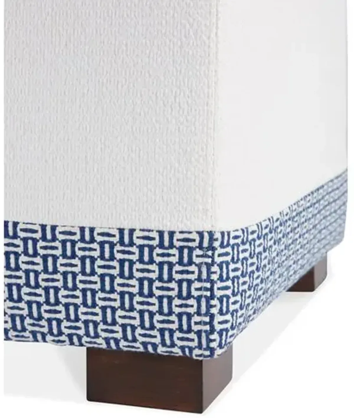 Canto Ottoman - Ivory Crypton - Miles Talbott - White