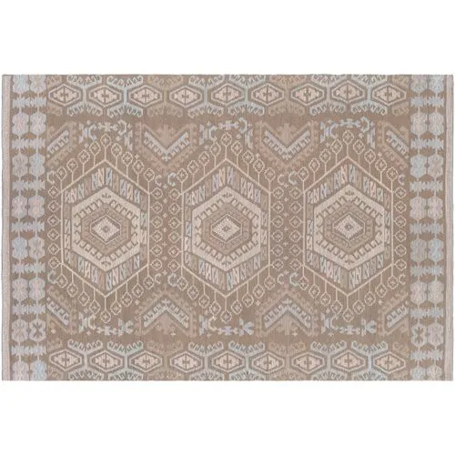 Hadley Outdoor Rug - Gray - Brown - Brown