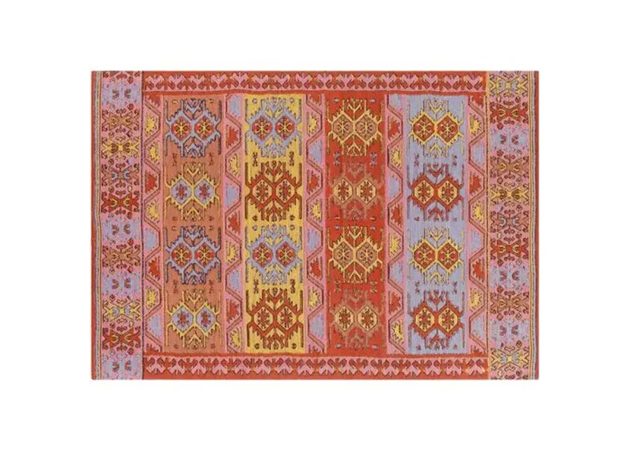 Dauner Outdoor Rug - Bright Red - Red