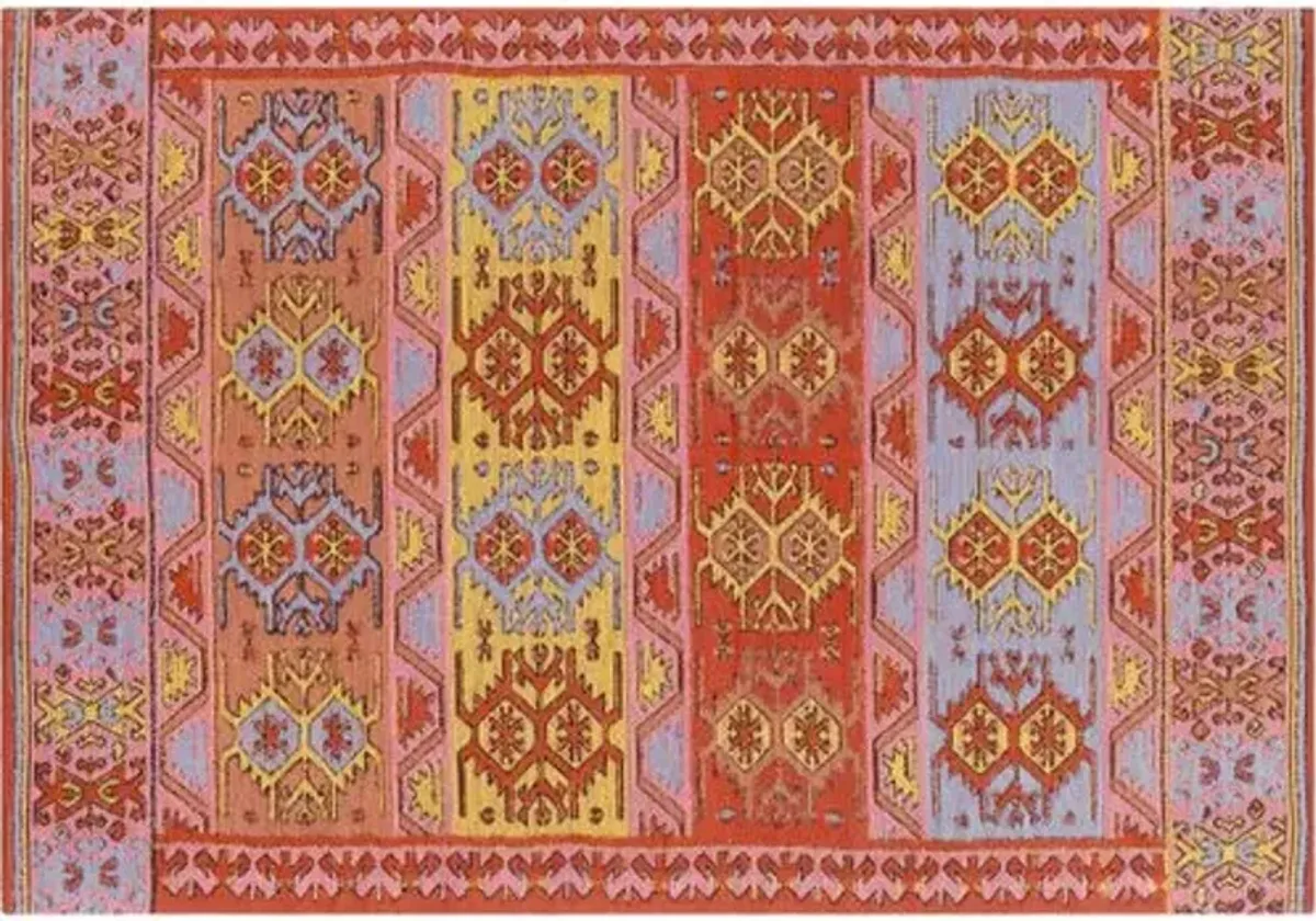 Dauner Outdoor Rug - Bright Red - Red