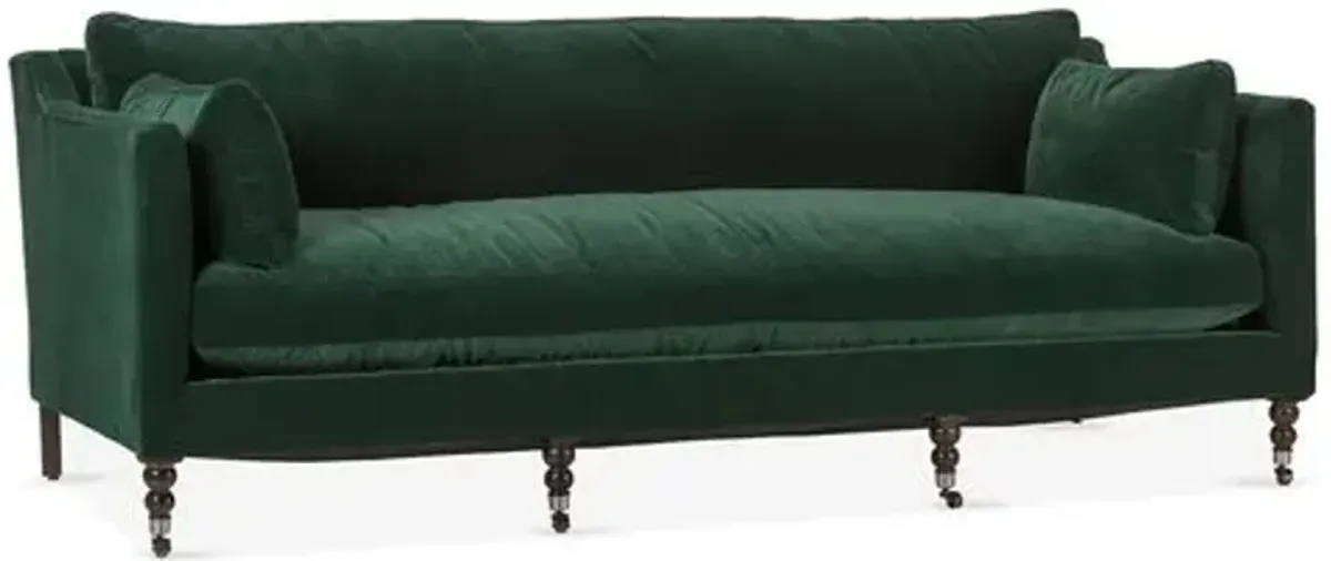 Margot 90" Velvet Sofa