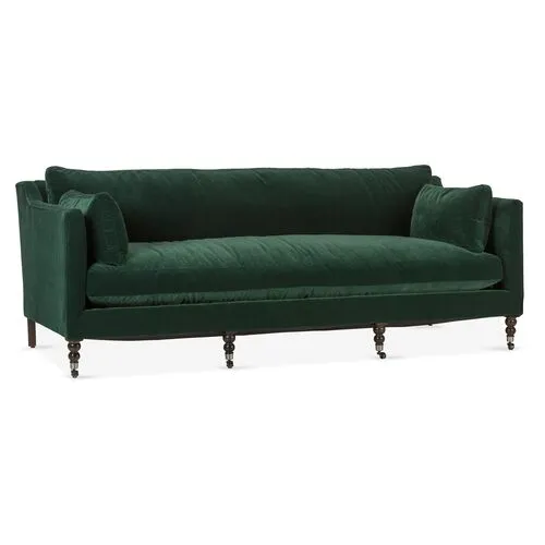 Margot 90" Velvet Sofa