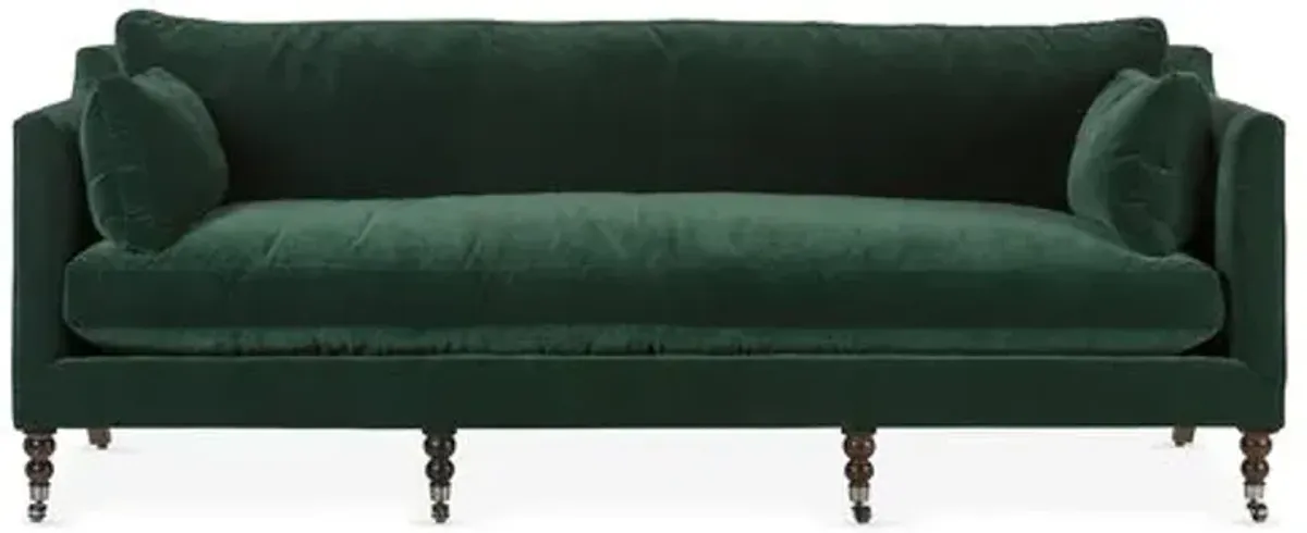 Margot 90" Velvet Sofa