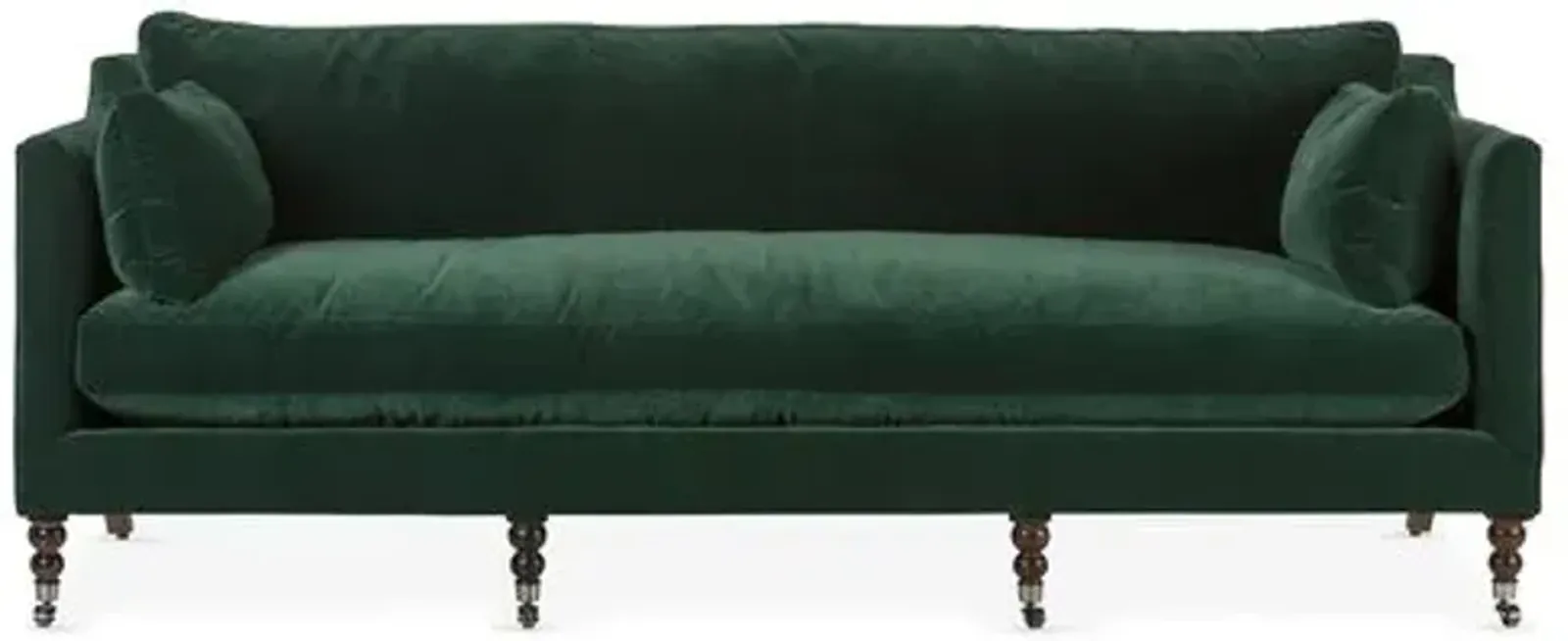 Margot 90" Velvet Sofa