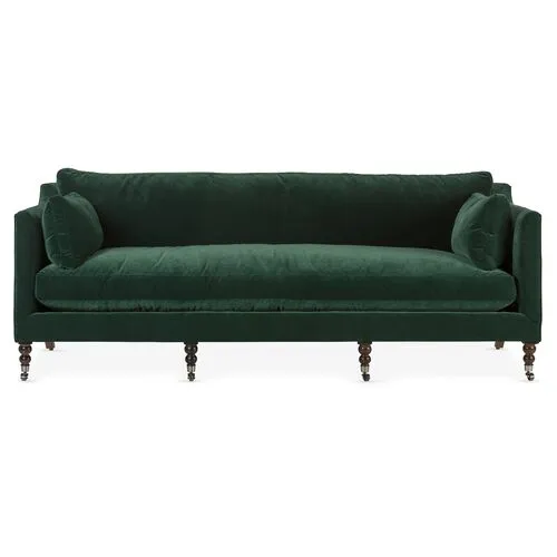 Margot 90" Velvet Sofa