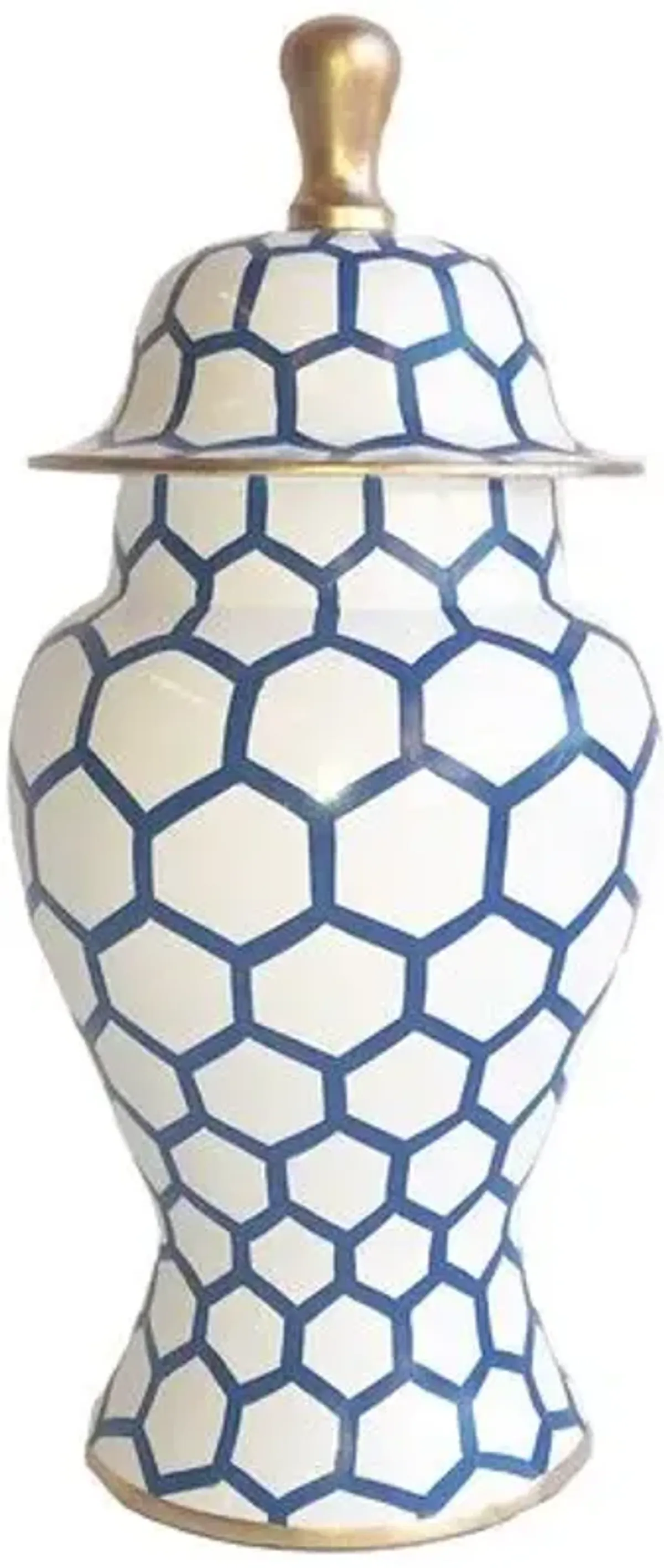 14" Mesh Ginger Jar - Blue - Dana Gibson