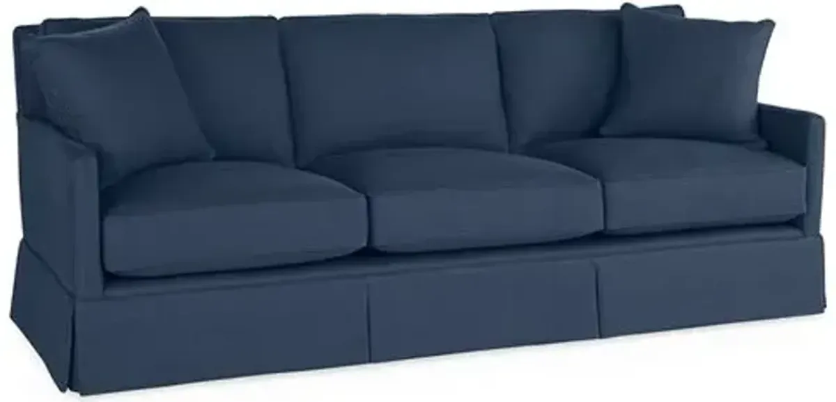 Auburn Sofa - Indigo Linen - Miles Talbott