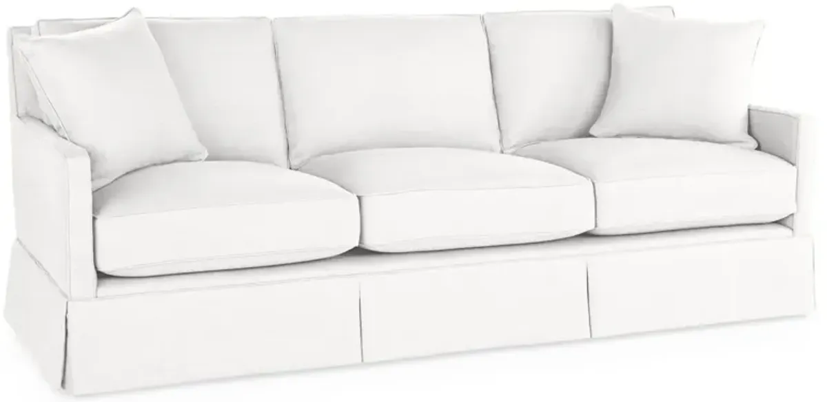 Auburn Sofa, White Linen