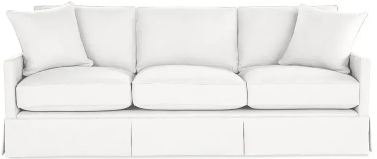 Auburn Sofa, White Linen