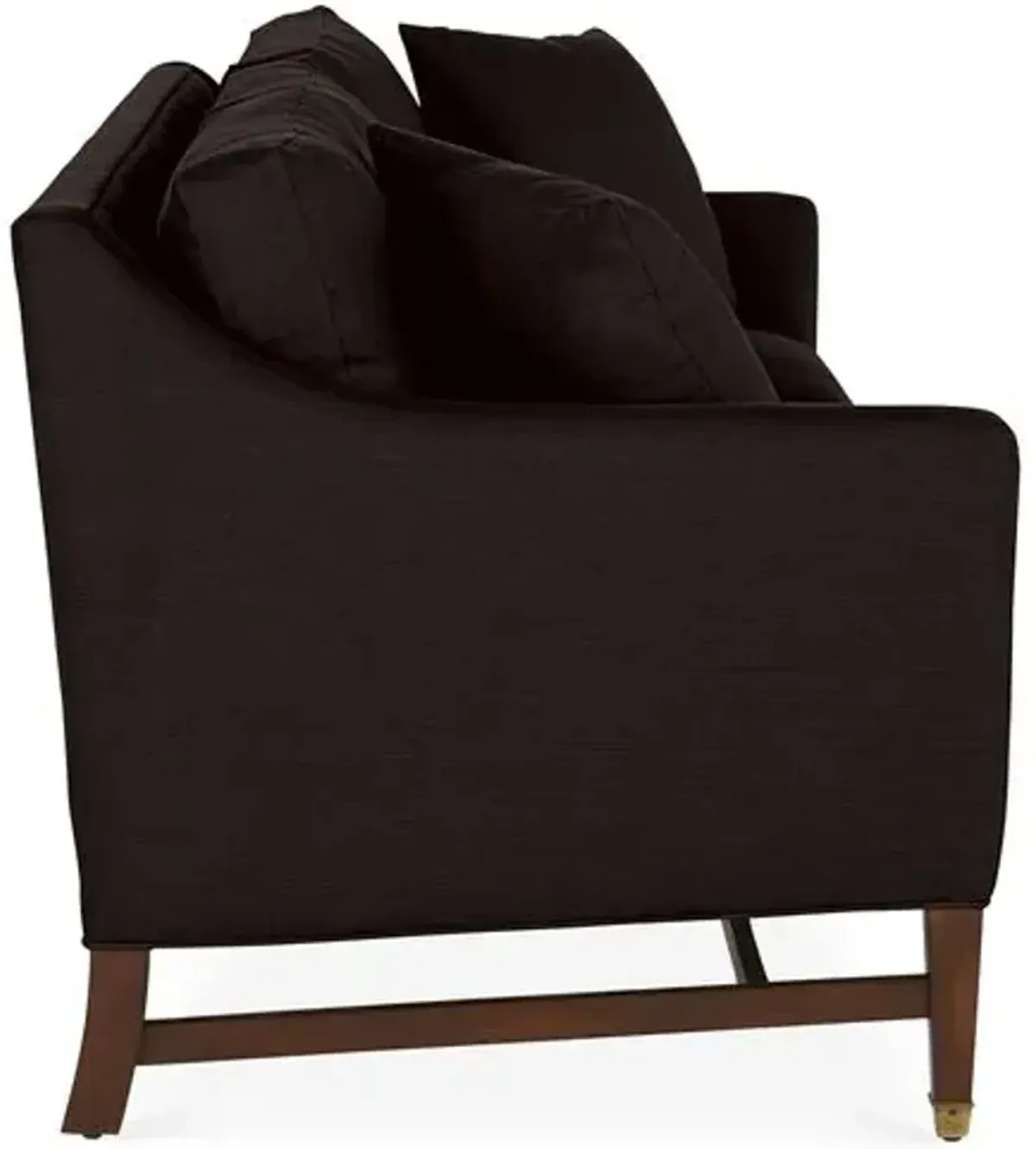 Arden Sofa - Black Linen - Handcrafted