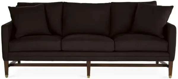 Arden Sofa, Black Linen