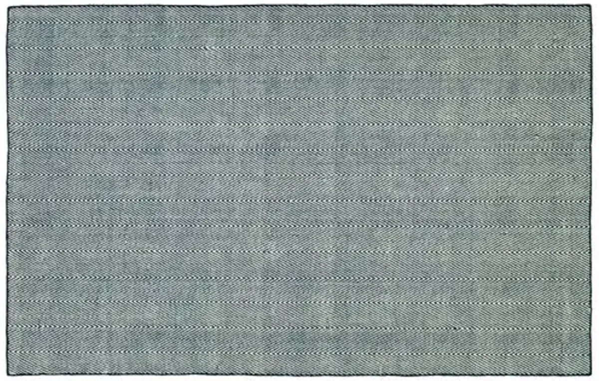 Onika Outdoor Handwoven Rug - Navy - Blue - Blue