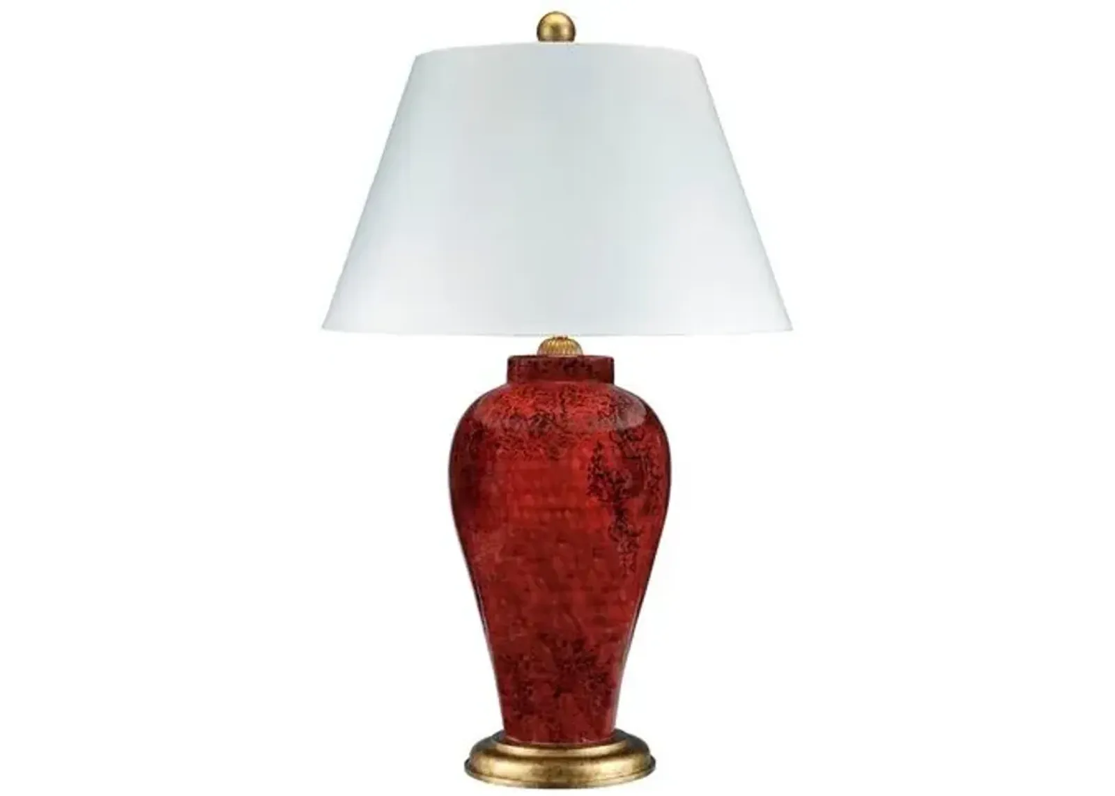 Barclay Butera - Bradburn Home - Weston Table Lamp - Oxblood