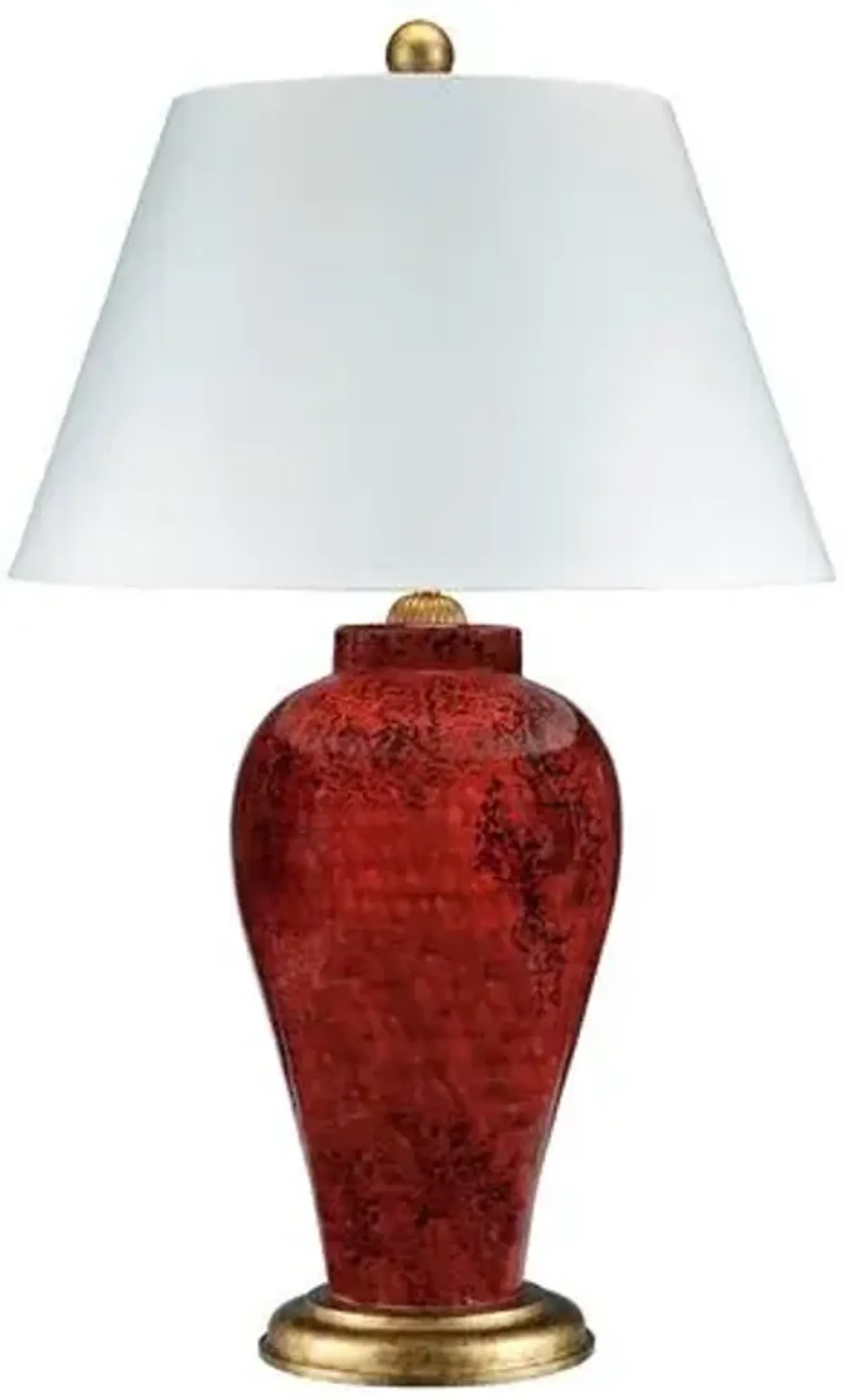 Barclay Butera - Bradburn Home - Weston Table Lamp - Oxblood