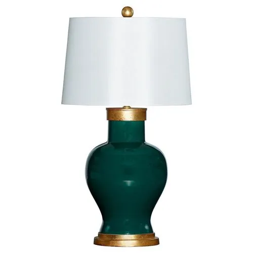 Barclay Butera - Bradburn Home - Cleo Table Lamp - Emerald