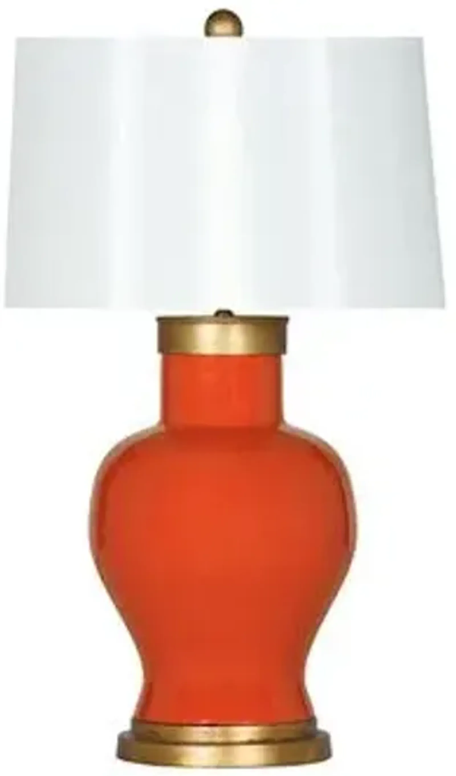 Barclay Butera - Bradburn Home - Cleo Table Lamp - Tangerine