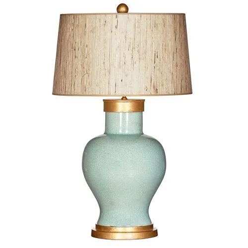 Barclay Butera - Bradburn Home - Cleo Table Lamp - Celadon/Seagrass