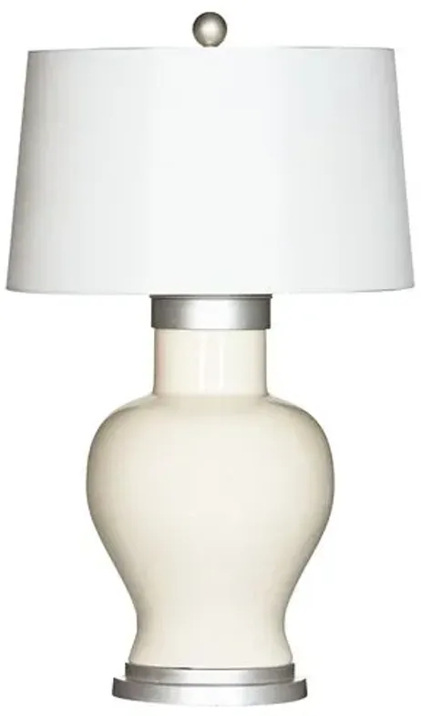 Barclay Butera - Bradburn Home - Cleo Table Lamp - Cream/Silver