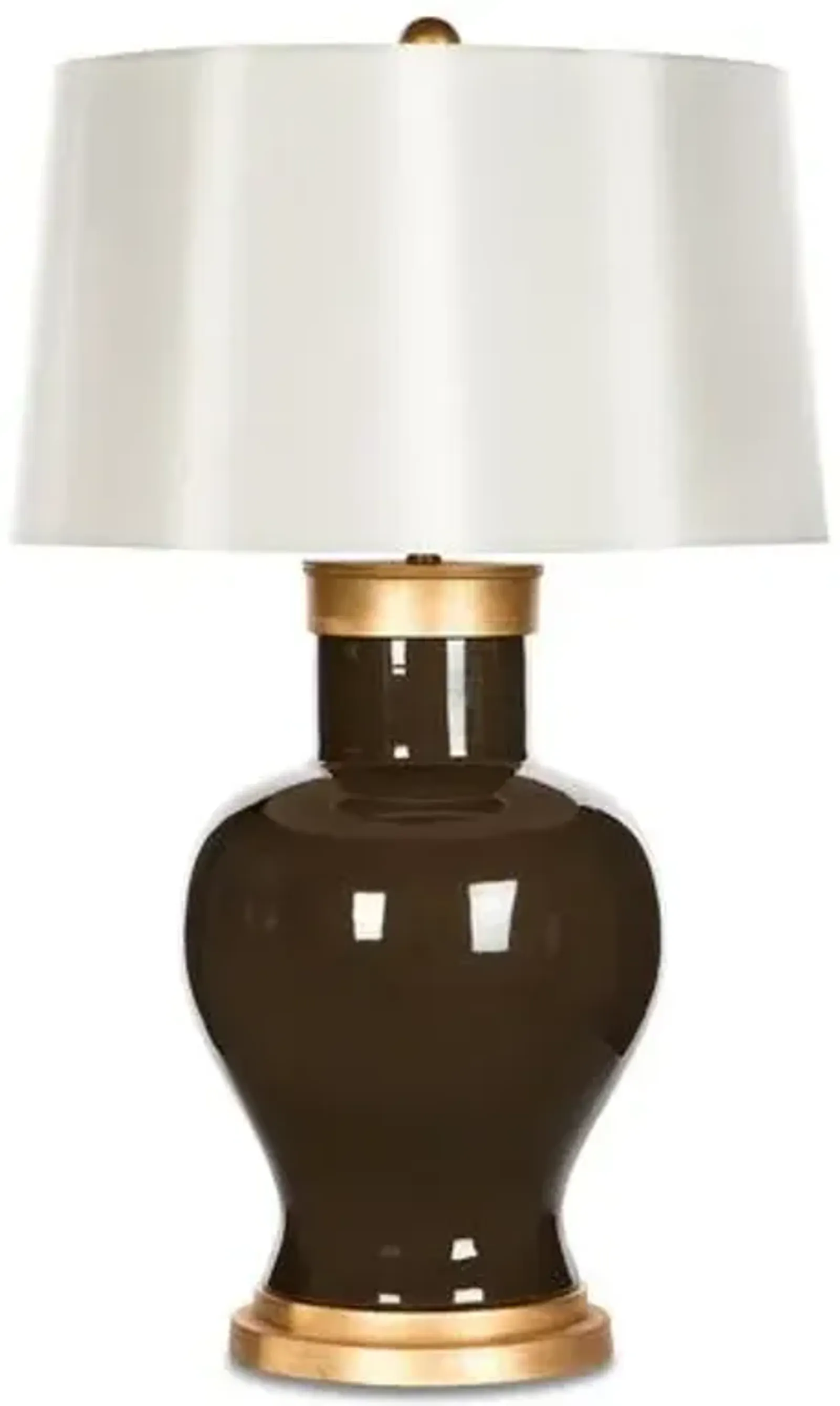 Barclay Butera - Bradburn Home - Cleo Table Lamp - Chocolate/Gold