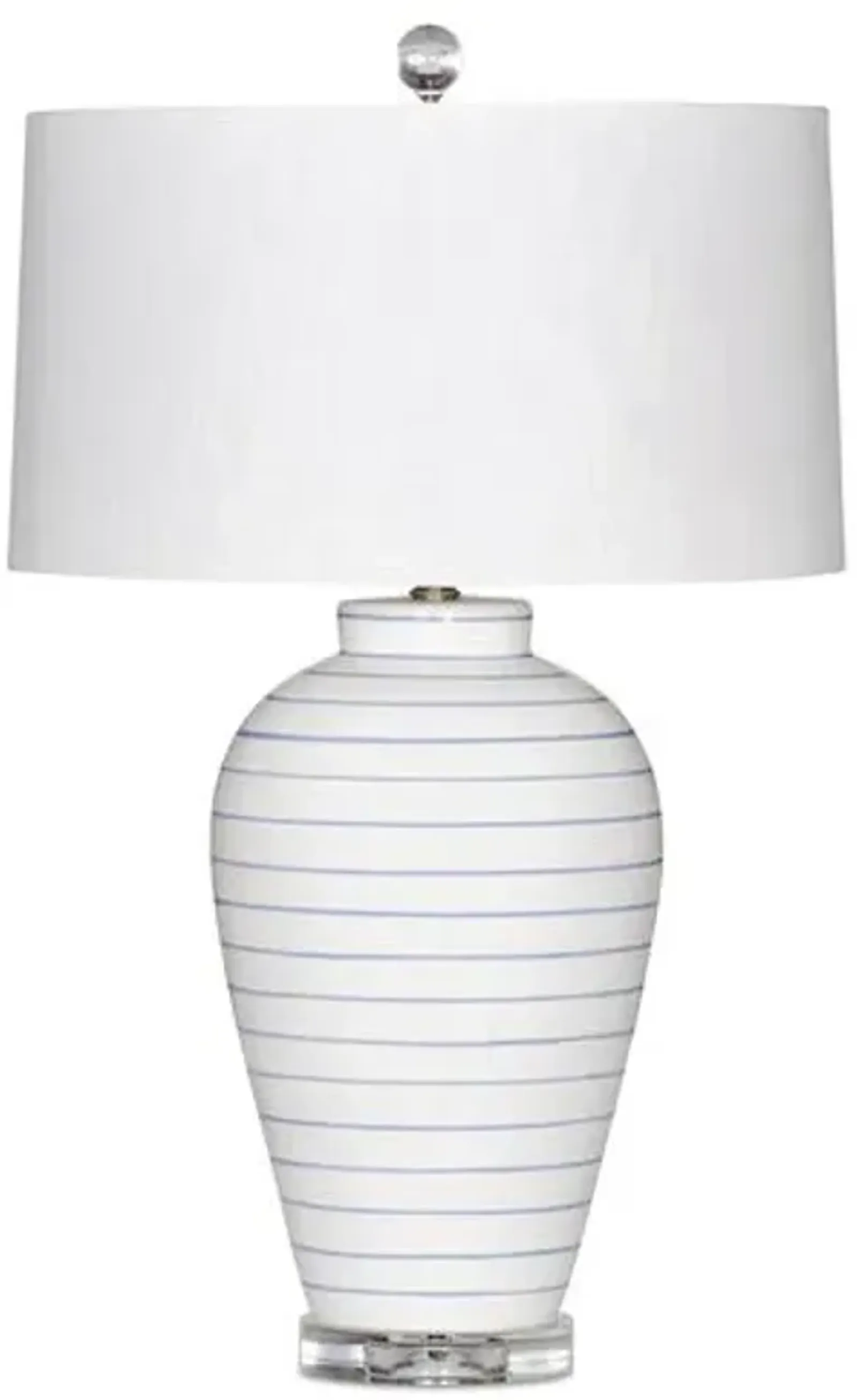 Barclay Butera - Bradburn Home - Hamptons Table Lamp - Blue/White Stripe