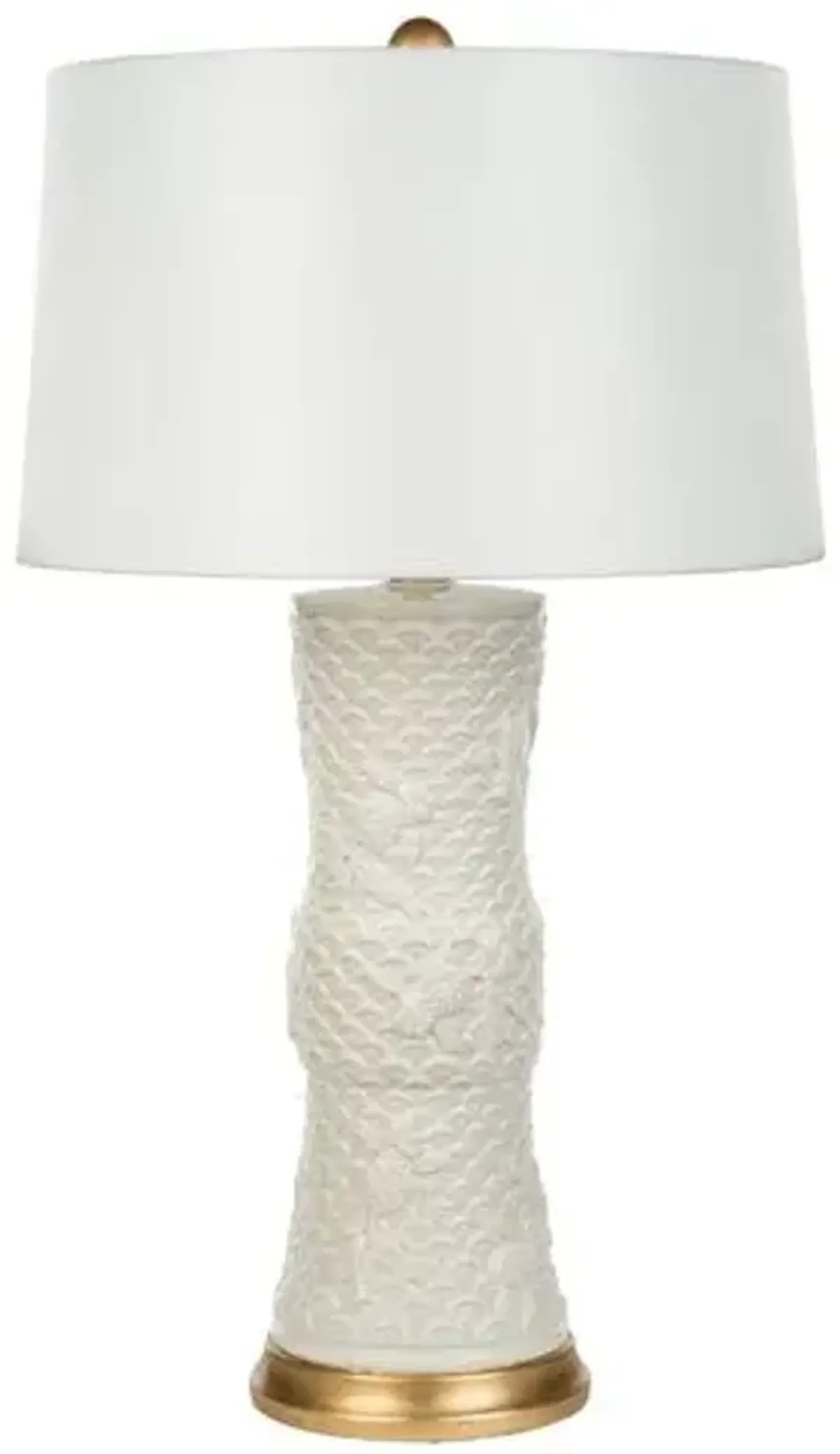 Barclay Butera - Bradburn Home - Koi Fish Table Lamp - Cream/Gold