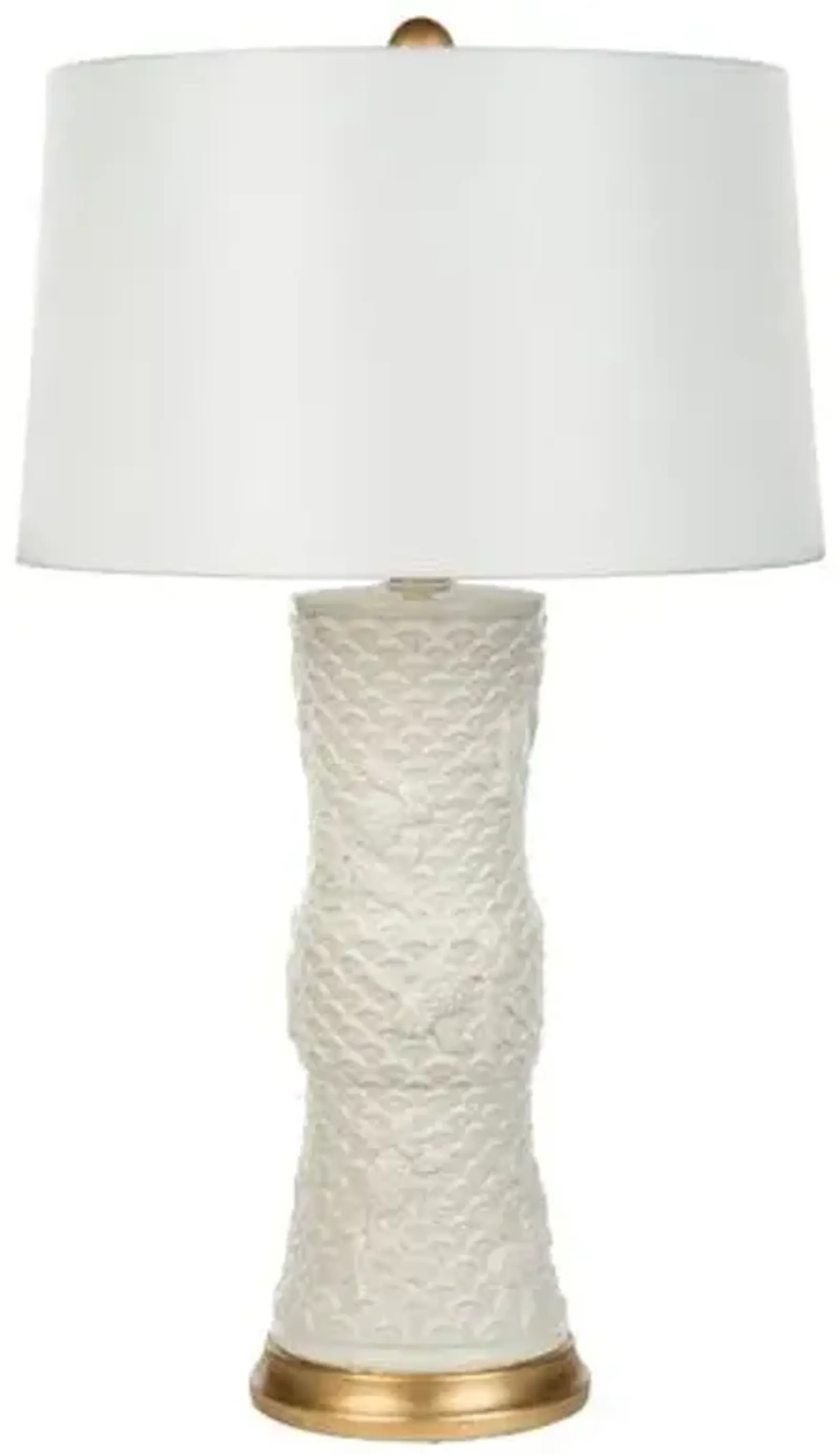 Barclay Butera - Bradburn Home - Koi Fish Table Lamp - Cream/Gold