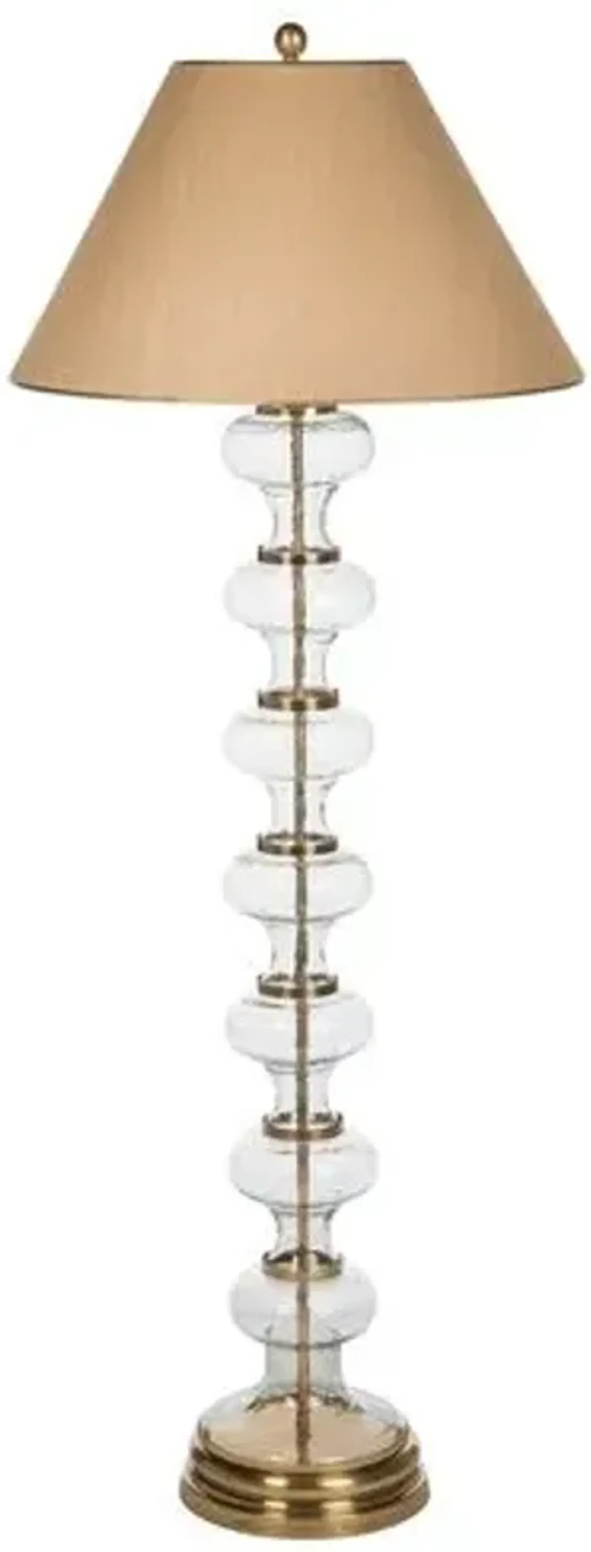 Barclay Butera - Bradburn Home - Grenada Hills Floor Lamp - Clear/Gold