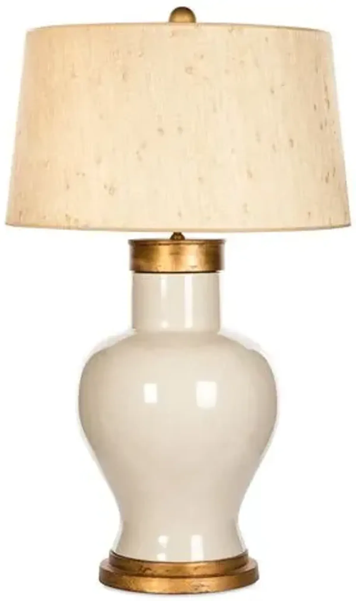 Barclay Butera - Bradburn Home - Cleo Seagrass Table Lamp - Cream/Gold