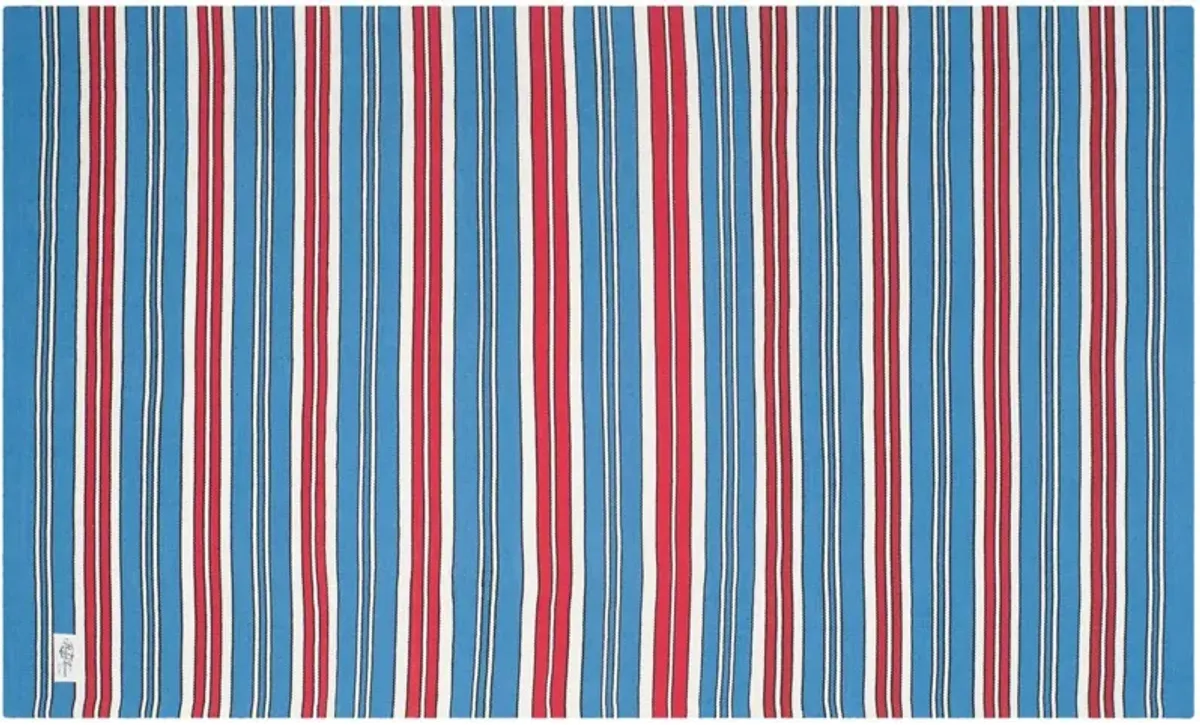 Racing Stripe Point Rug