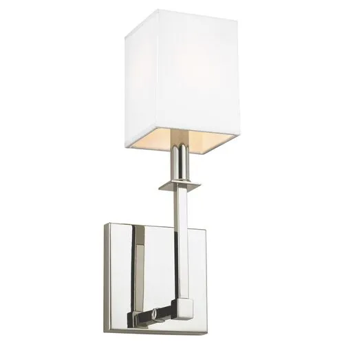 Visual Comfort - Quinn Sconce - Polished Nickel - Silver