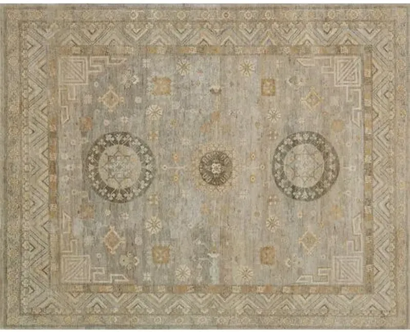 Leonora Hand-Knotted Rug - Tan - Beige - Beige