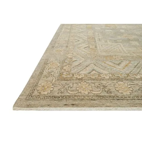 Leonora Hand-Knotted Rug - Tan - Beige - Beige