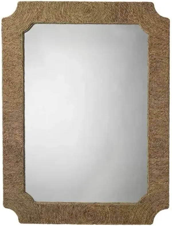 Marina Oversize Wall Mirror - Natural - Jamie Young Co.