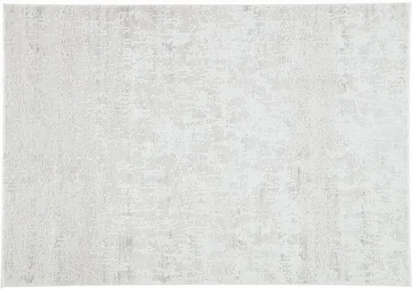 Himani Rug, Silver/White