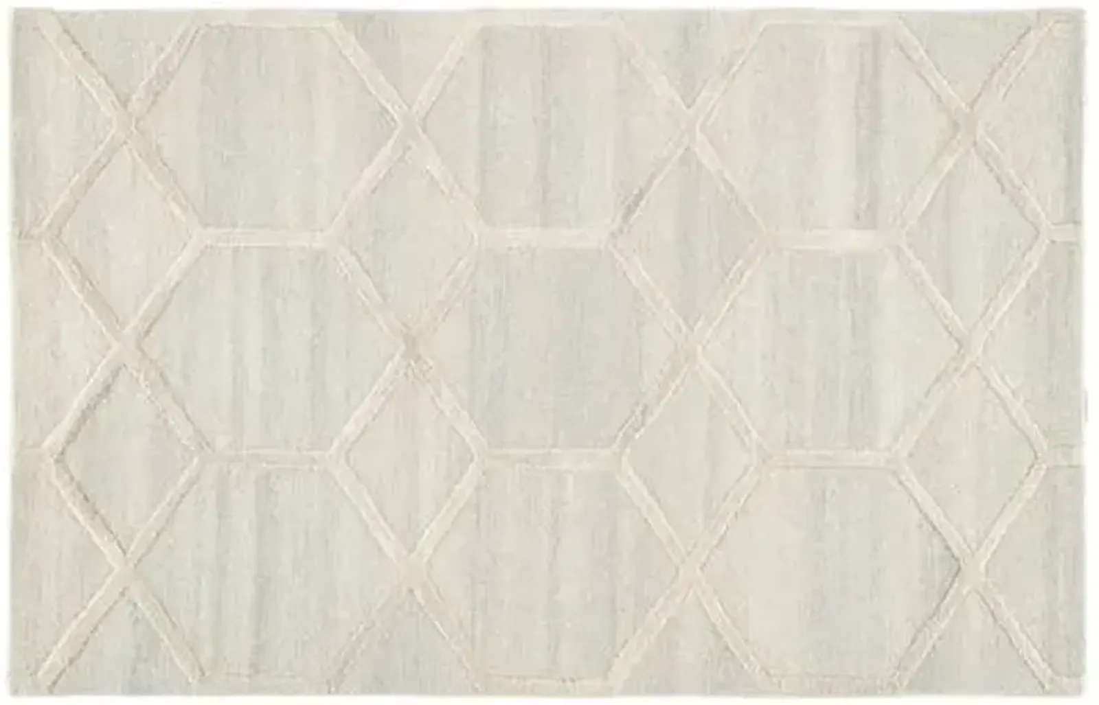 Mersky Rug - Cream/Gray - Beige - Beige