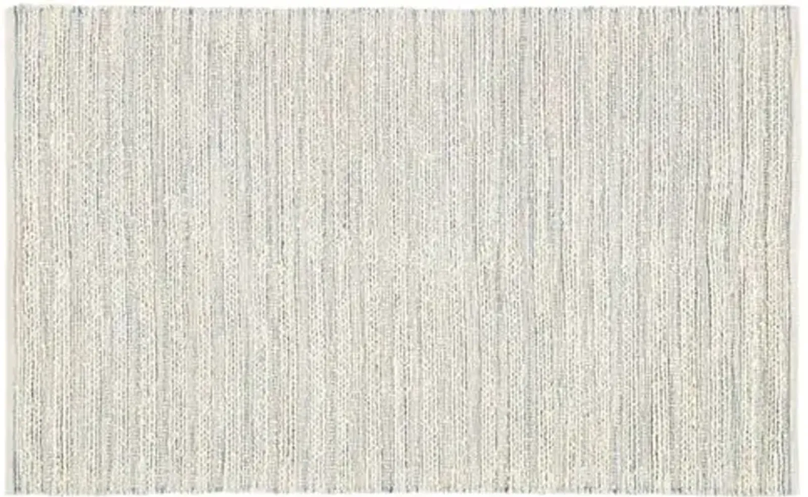 Yarid Flat-Weave Rug - Cream/Blue - Ivory - Ivory