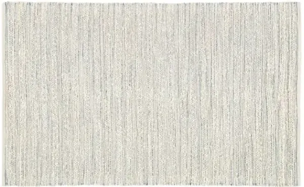 Yarid Flat-Weave Rug - Cream/Blue - Ivory - Ivory