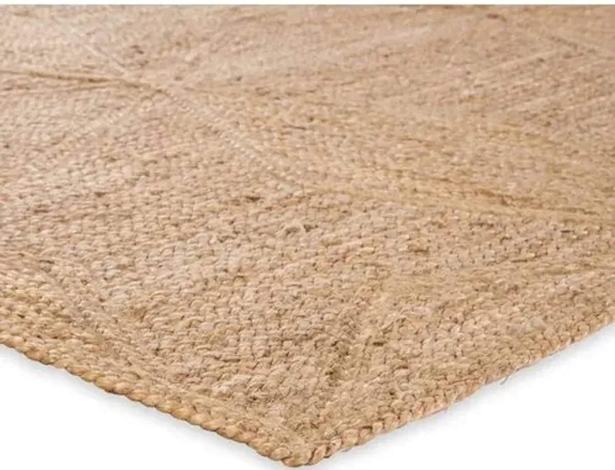 Peyser Jute Rug - Beige - Beige