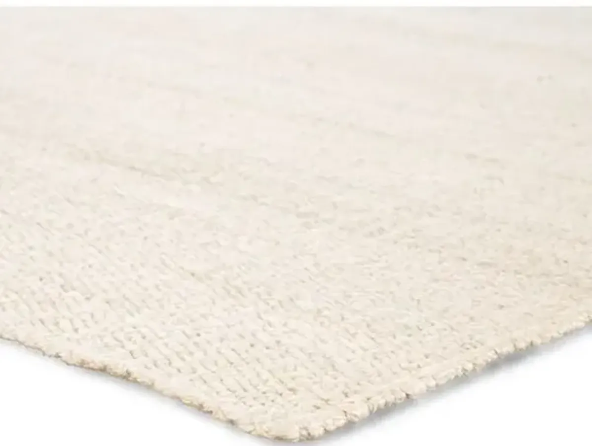 Ishan Jute Rug - White - Ivory - Ivory