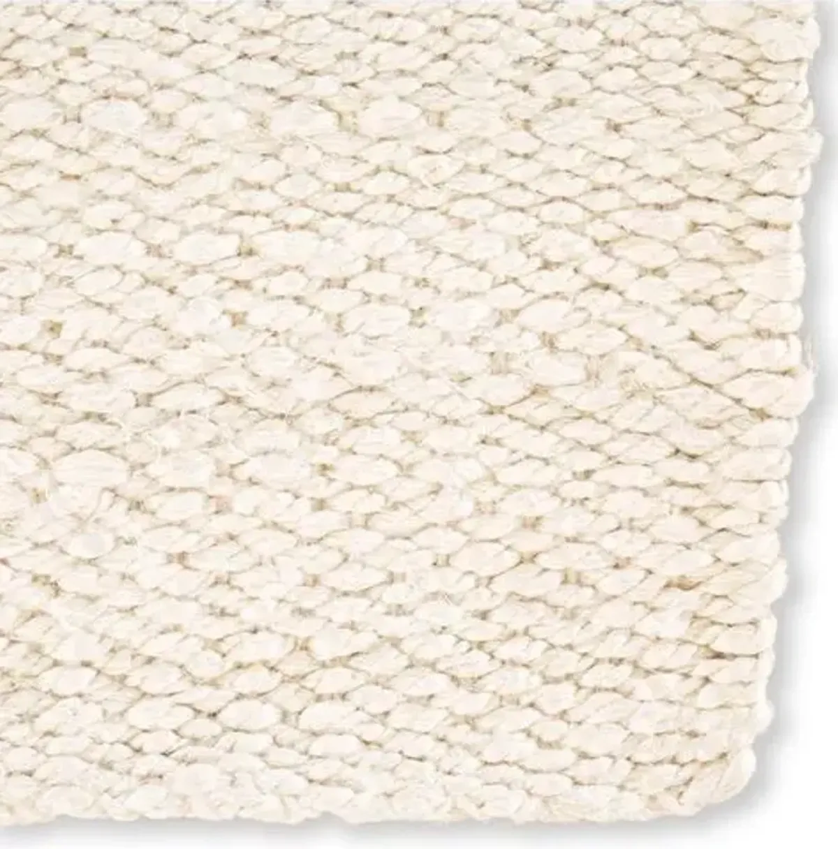 Ishan Jute Rug - White - Ivory - Ivory