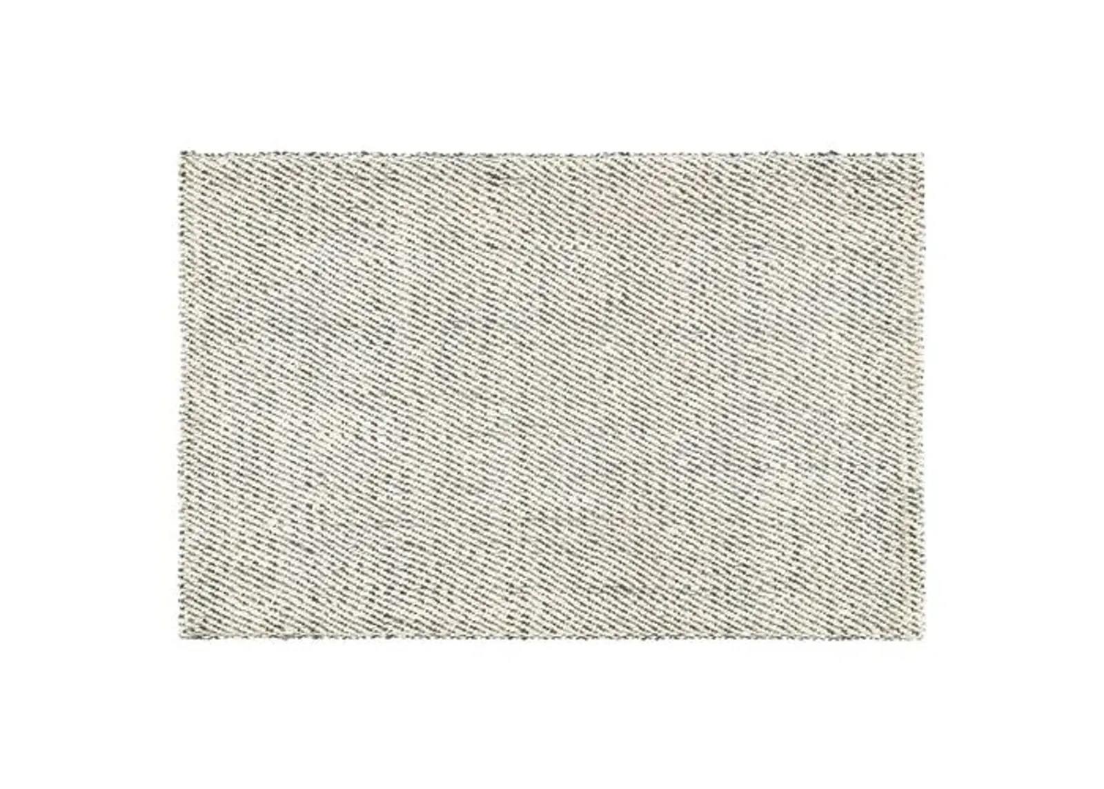 Hassan Jute Rug - White/Gray - Ivory - Ivory